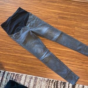 Maternity skinny jeans size 8 grey